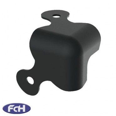 2 Leg Black Cabinet Corners - Pack of 4